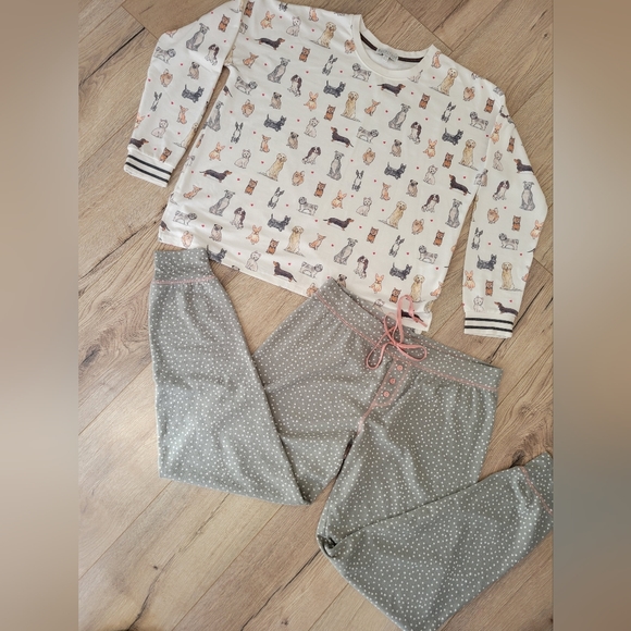 P.J.SALVAGE Pajama Set Size Large - Picture 2 of 11